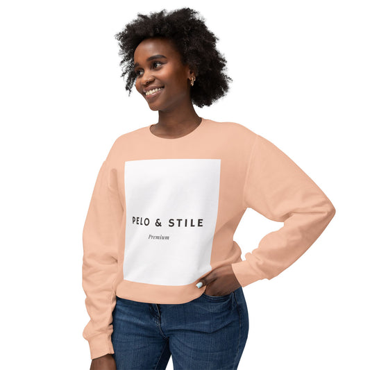 Pelo & Stile Unisex Lightweight Crewneck Sweatshirt