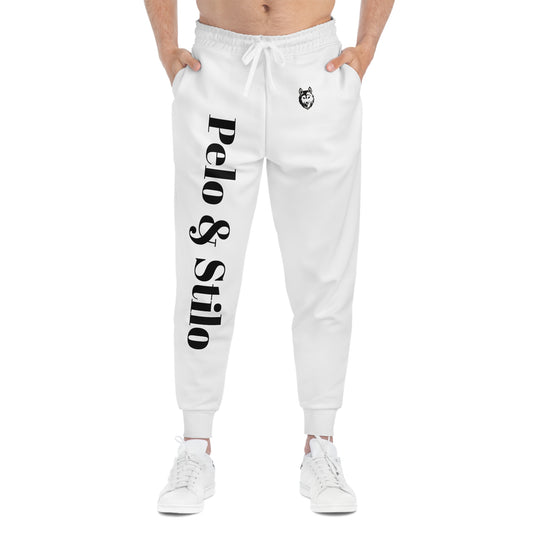 Chic Athletic Joggers with 'Pelo & Stilo' Print - Stylish Comfort for Everyday Wear