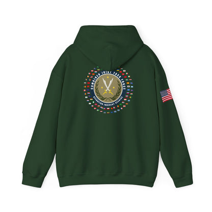 Pelo & Stile Unisex Heavy Blend™ Hooded Sweatshirt - Military Inspired Design